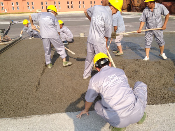 拜石施工現場