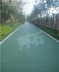 杭州濱江小區透水路面